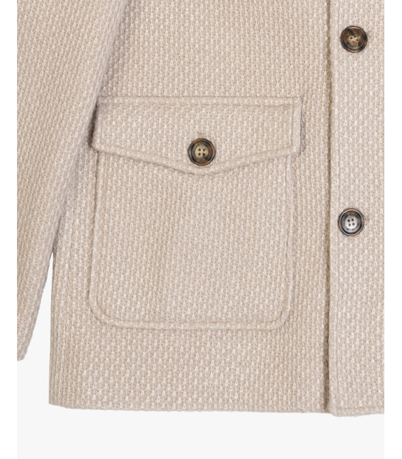 Hooded short coat