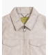 Faux-leather bomber jacket