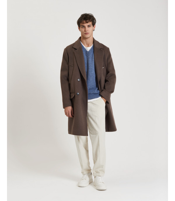 Gilet in maglia senza maniche in misto lana
