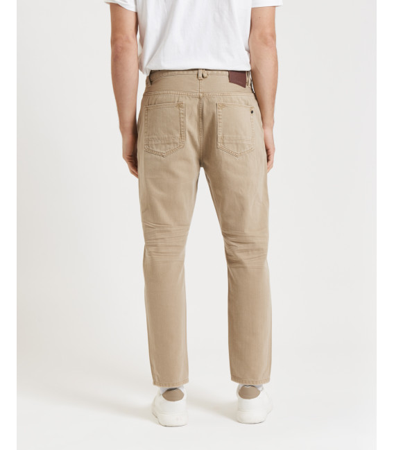 Jeans MIKE carrot cropped fit rip & repair