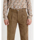 Pantaloni in cotone effetto puntinato