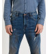 Jeans GRANT carrot fit lavaggio vintage con toppa