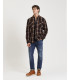 Checked flannel overshirt
