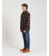 Checked flannel overshirt