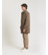 Pantaloni in cotone effetto puntinato