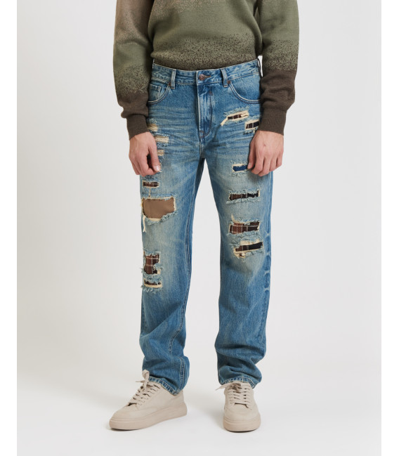 Jeans ALEX oversize fit rip&repair