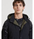 Padded vest with hood