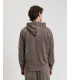 Hooded chenille sweatshirt