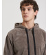 Hooded chenille sweatshirt