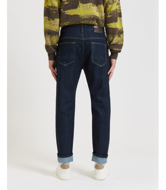 Jeans ANDY carrot fit cimosato rinse