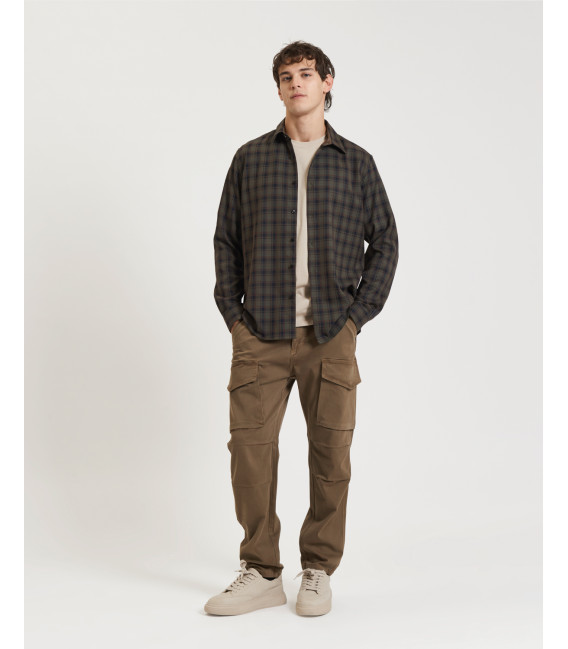 Relaxed fit cardo trousers