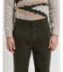 Pantaloni in cotone effetto puntinato
