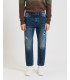 Jeans MIKE carrot cropped jeans con strappi e riparazioni