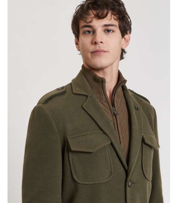 Military-style coat