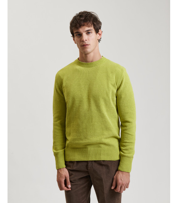 Maglione girocollo in ciniglia