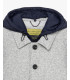 Jacket with detachable vest and hood