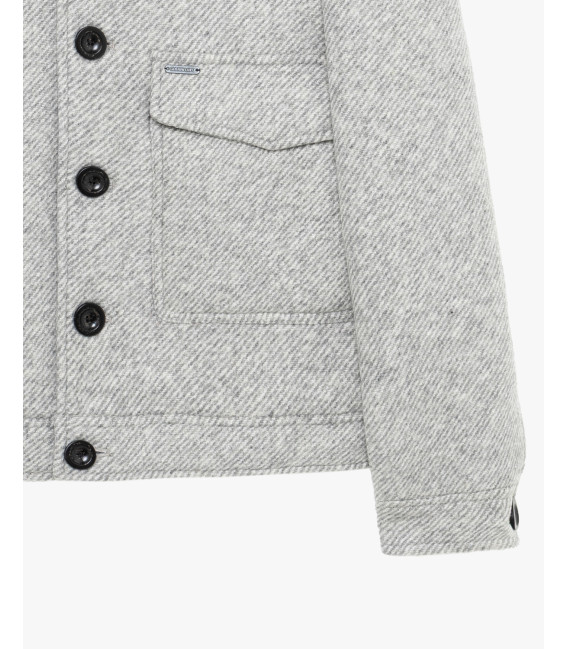 Jacket with detachable vest and hood