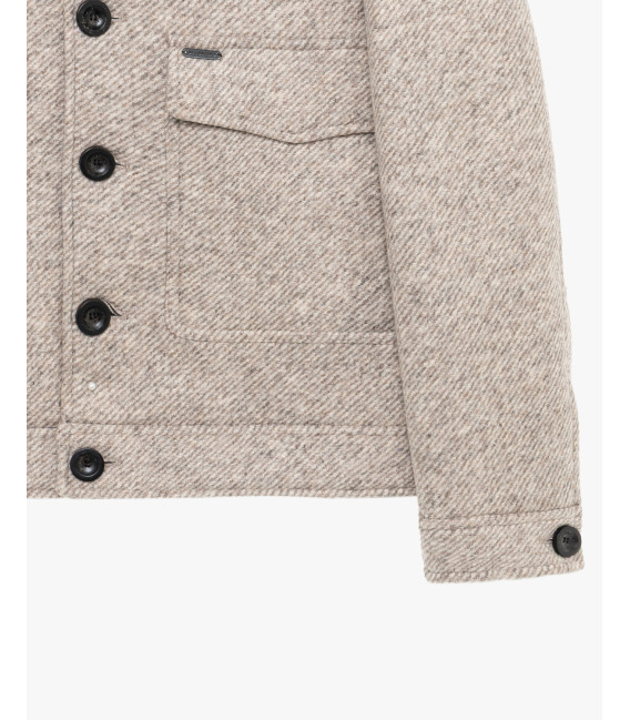 Jacket with detachable vest and hood