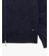 Fine-knit cardigan with high collar