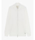 Fine-knit cardigan with high collar