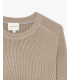 Felpa in maglia girocollo manica raglan