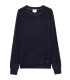 Felpa in maglia girocollo manica raglan