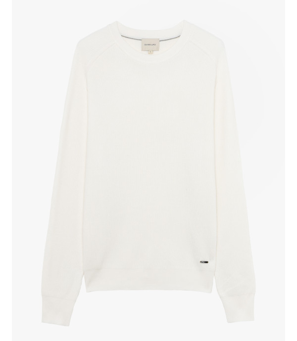 Felpa in maglia girocollo manica raglan