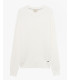 Felpa in maglia girocollo manica raglan