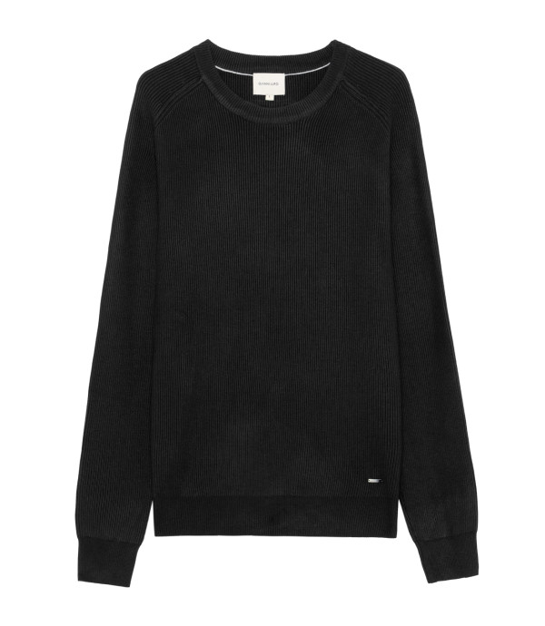 Felpa in maglia girocollo manica raglan
