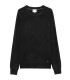 Felpa in maglia girocollo manica raglan