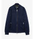 Faux-suede bomber jacket