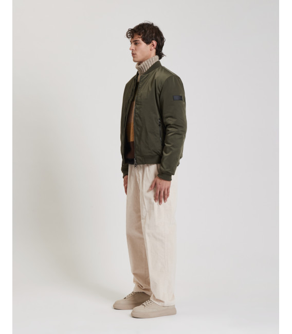 Padded bomber jacket