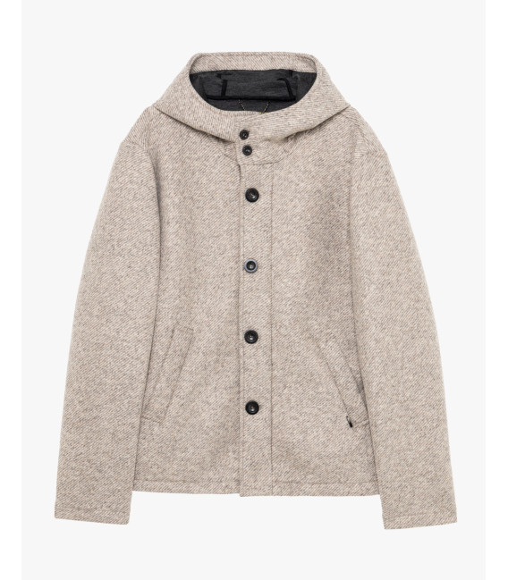 Hooded short coat