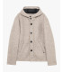 Hooded short coat