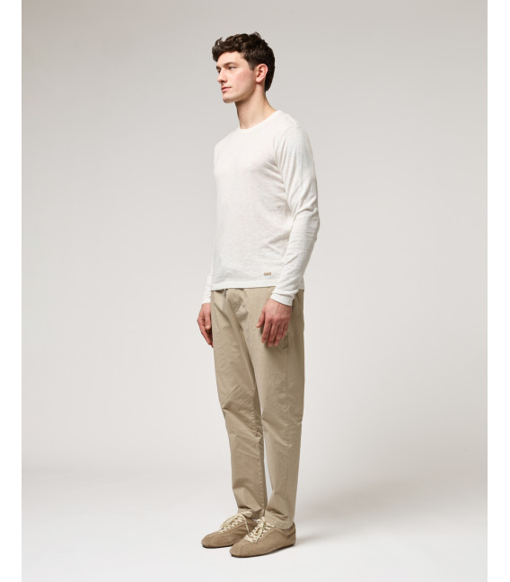 Pantaloni con coulisse carrot fit