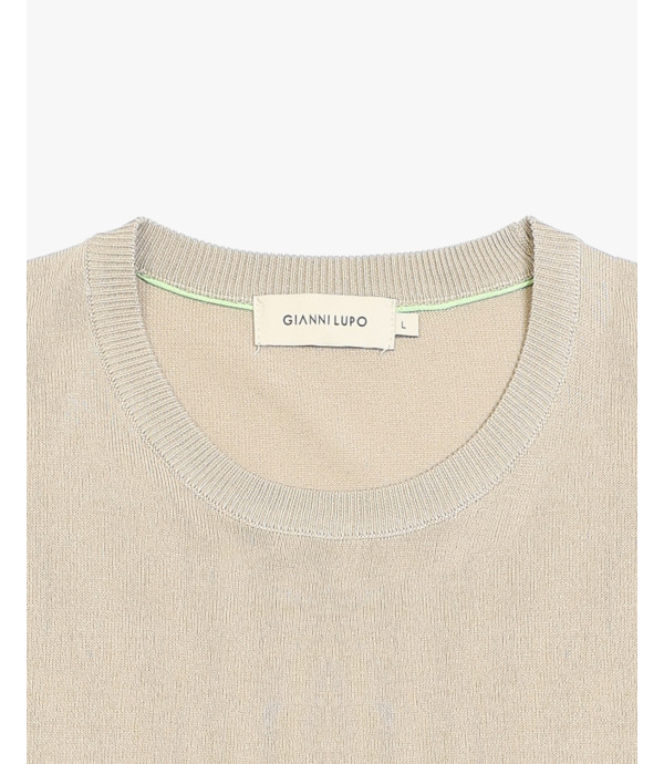 T-shirt in maglia muscle fit