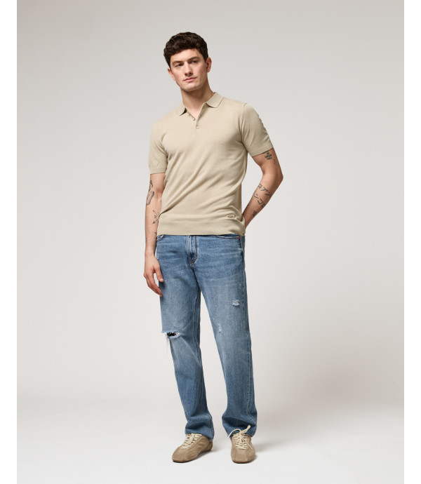 Polo in maglia muscle fit