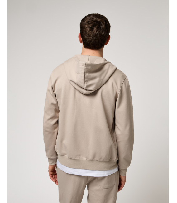 Felpa con zip e cappuccio