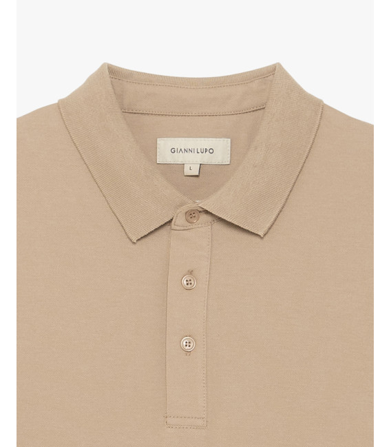 Polo in piquet con logo