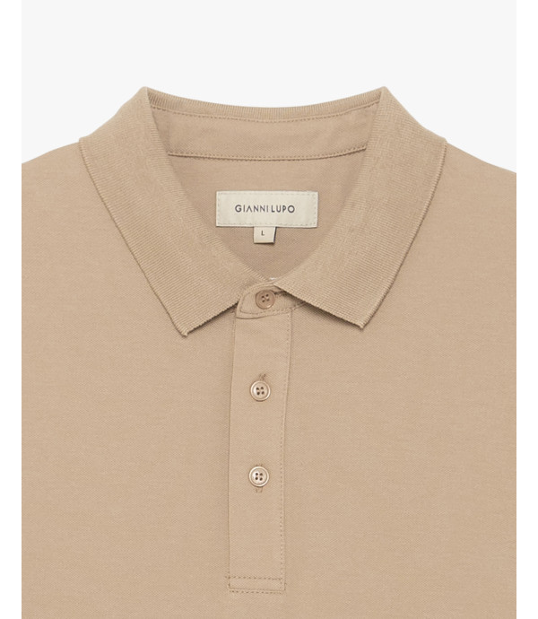 Polo in piquet con logo