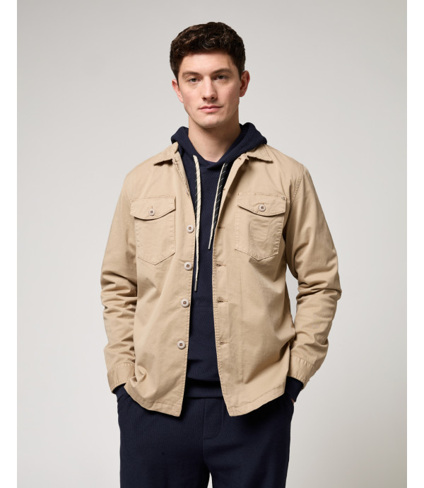 Overshirt in cotone