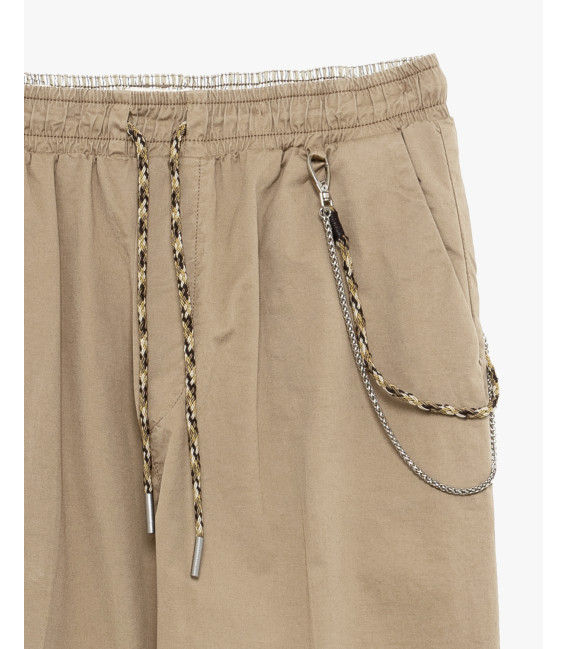 Pantaloni LEONARD con coulisse in cotone