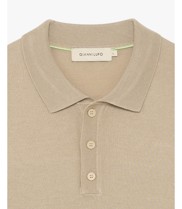 Polo a maniche lunghe relaxed fit