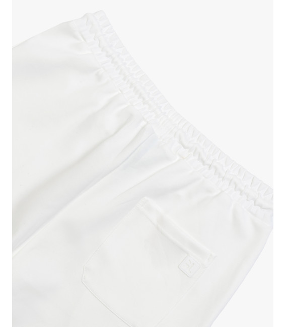 Bermuda joggers con logo ricamato