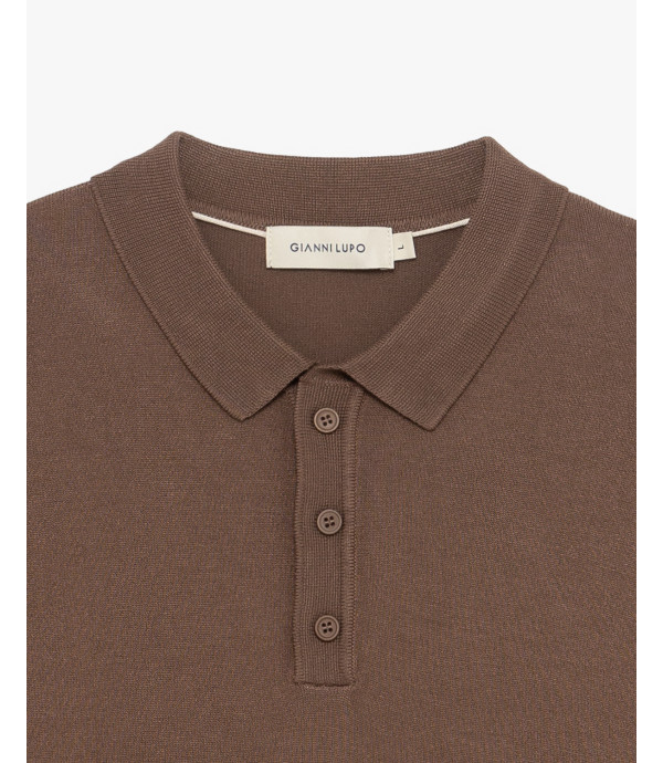 Polo a maniche lunghe relaxed fit