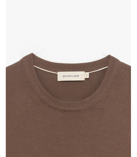 T-shirt in maglia muscle fit