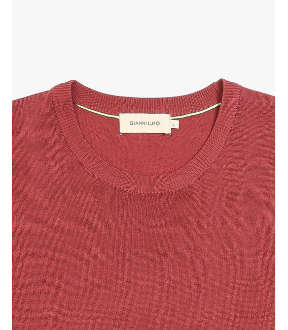 T-shirt in maglia muscle fit