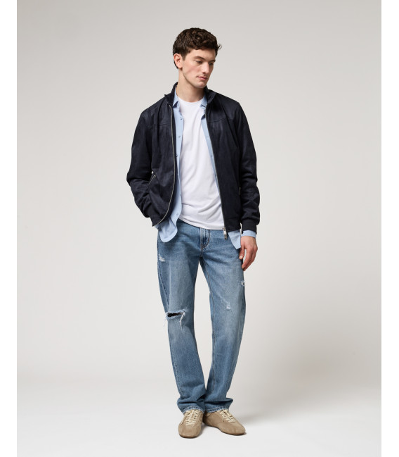 Bomber effetto camoscio