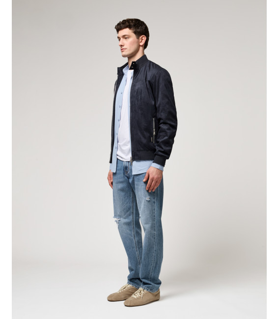 Bomber effetto camoscio