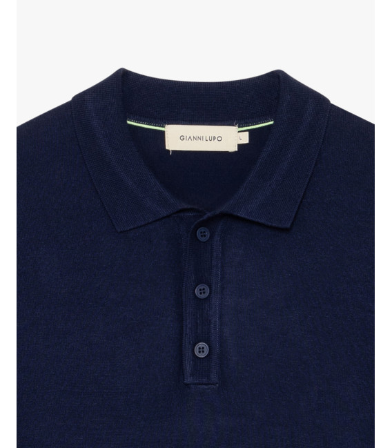 Polo a maniche lunghe relaxed fit